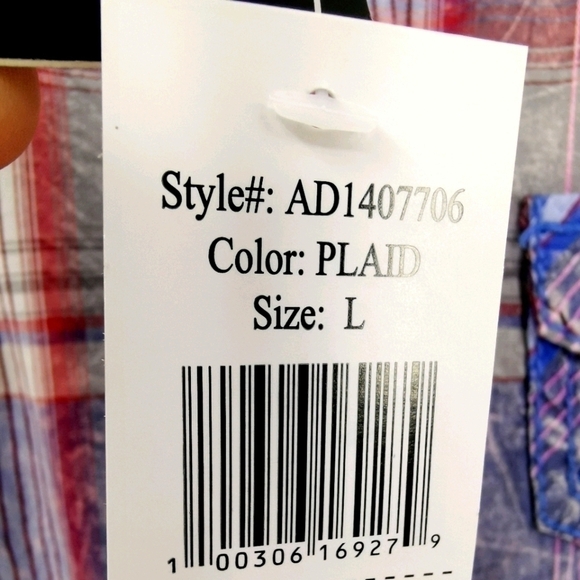 Adiktd Women's L Bling Western Button-Down Top - Picture 7 of 13